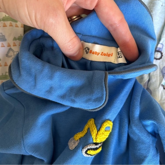 Boys Construction Truck Vehicles Bundle of Pajamas and Knit Shirt Peter Pan - Picture 3 of 5